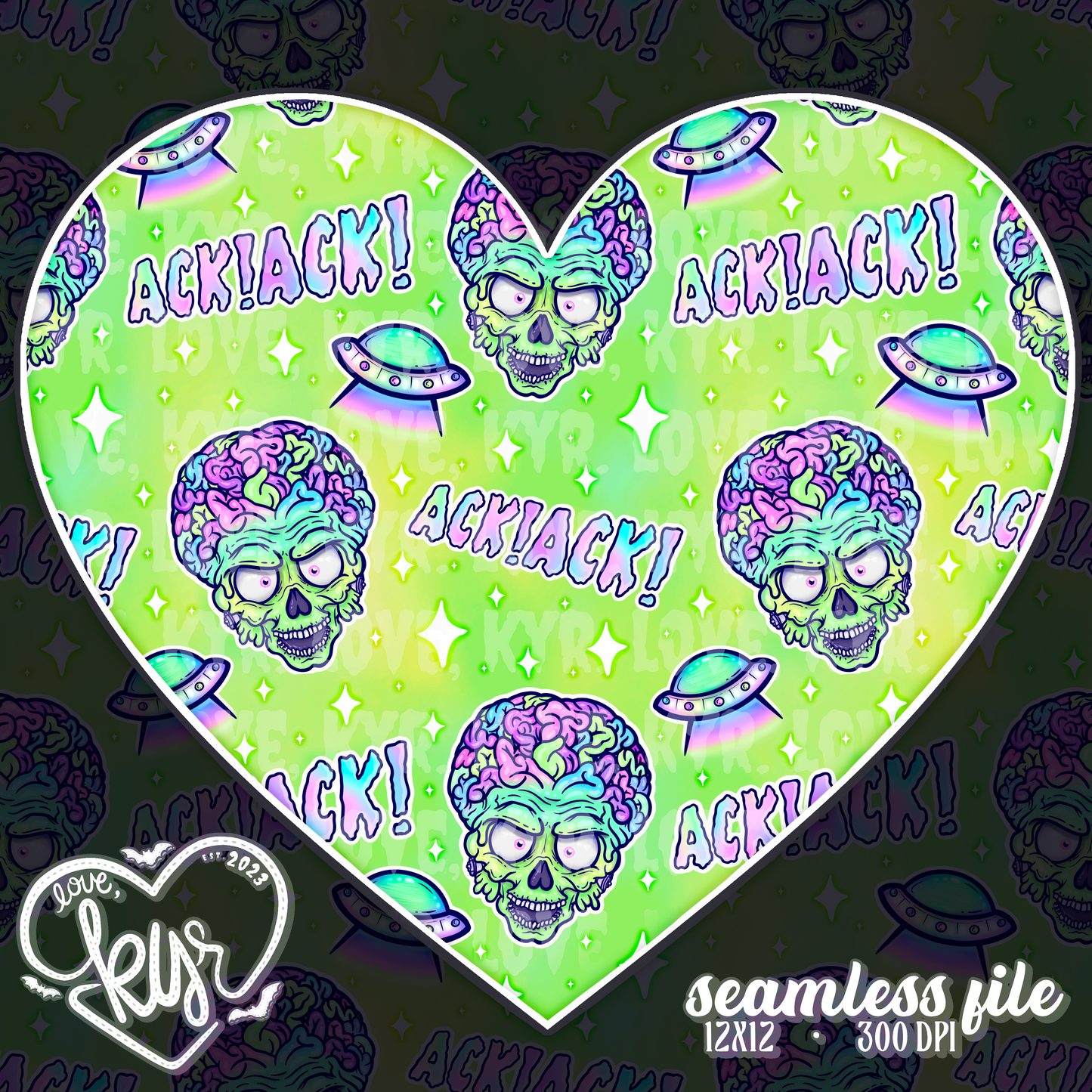 Ack Ack Martian Seamless File Coord