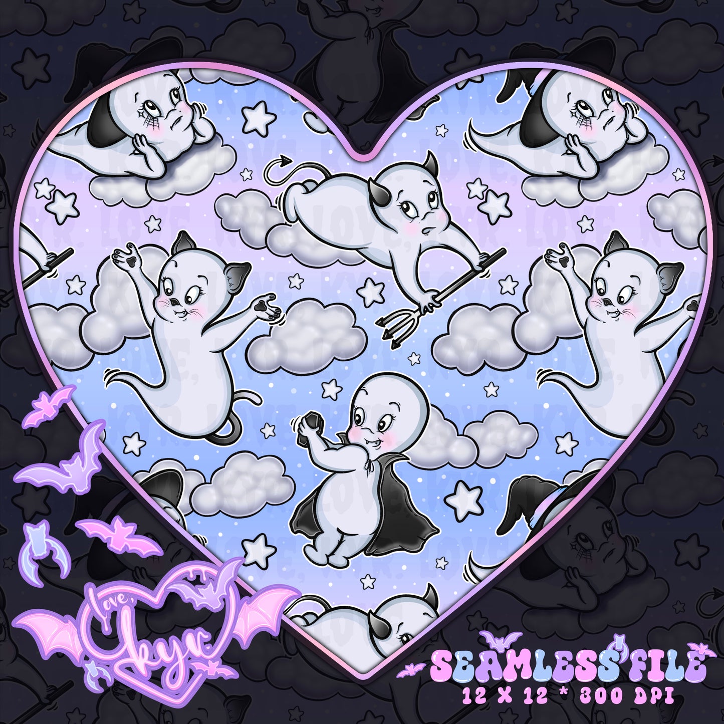 Friendly Ghost Seamless File