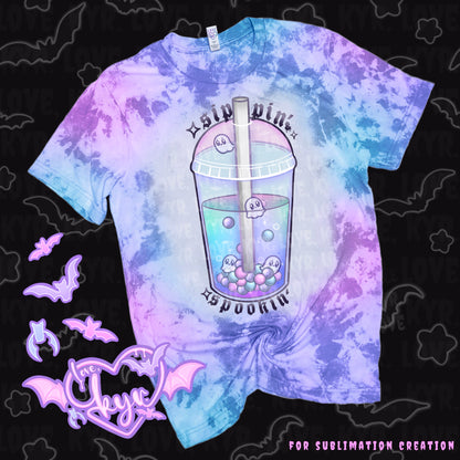 Haunted Boba Sub File PNG