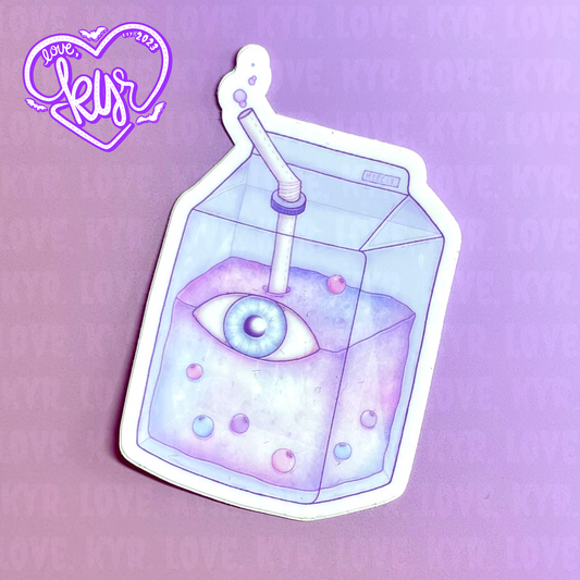 Eye Boba Sticker 3”