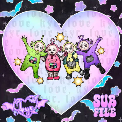 Cursed Teletuzzies Sub File PNG