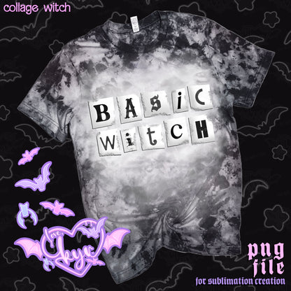 Collage Witch Sub File PNG