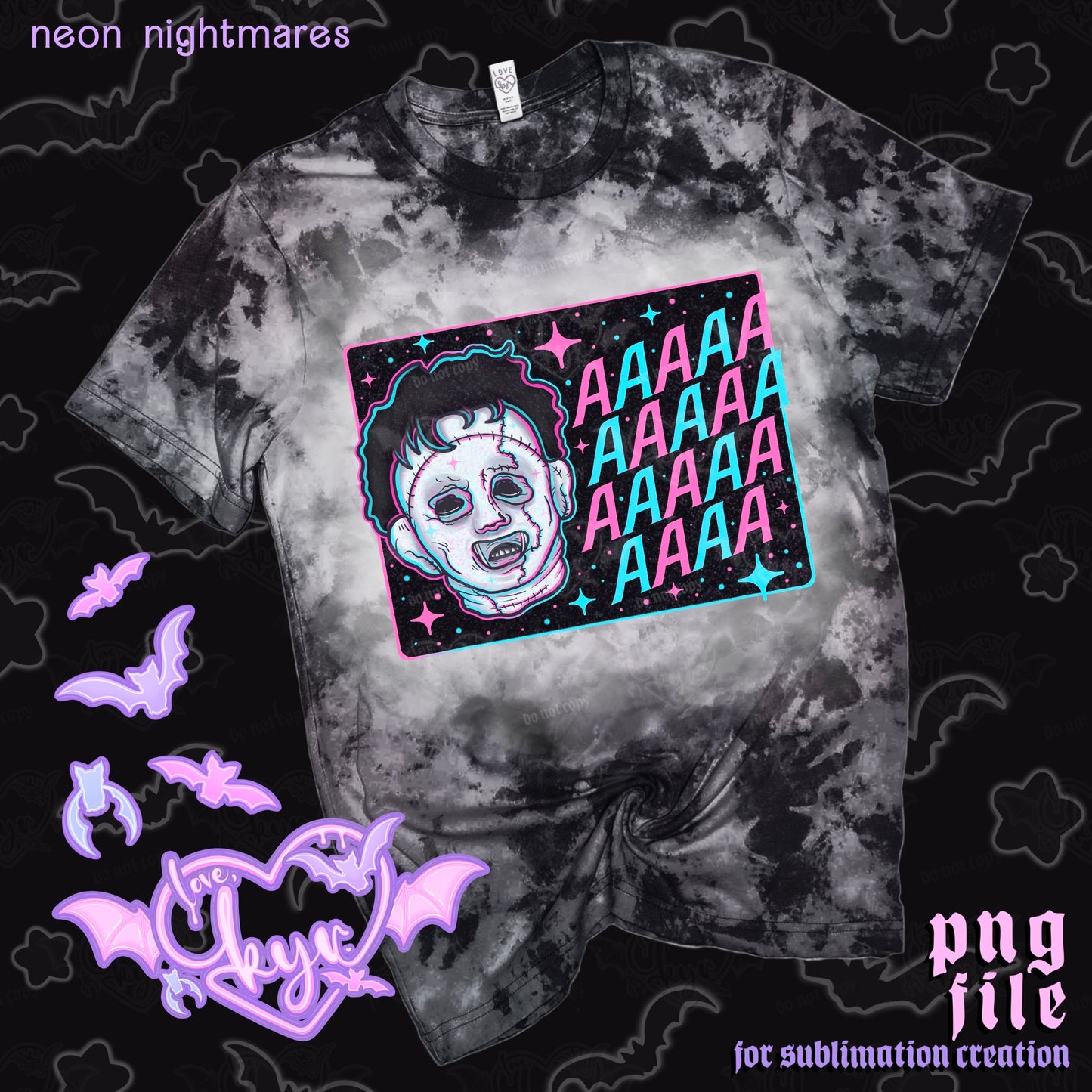 Neon Nightmares Sub File PNG