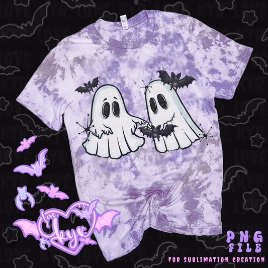 Retro Ghosts Sub File PNG