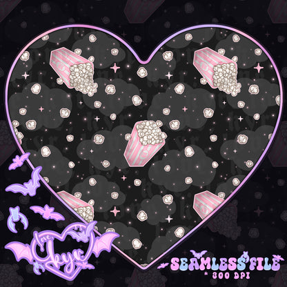 Kawaii Popcorn Seamless File Coord