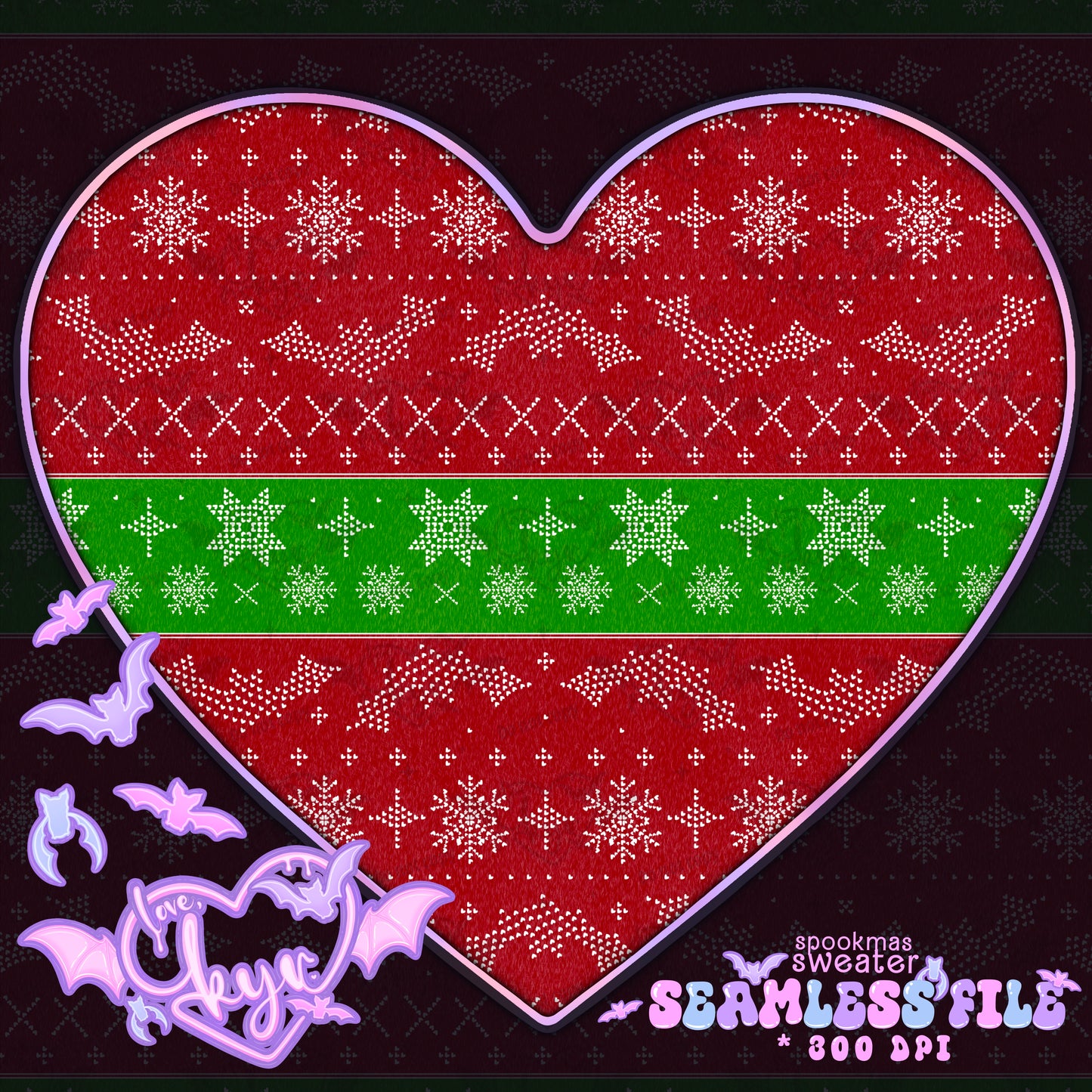 Spookmas Sweater Seamless File Budget Pack