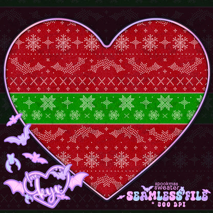 Spookmas Sweater Seamless File Budget Pack