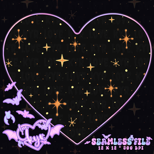 Retro Stars Coord Seamless File