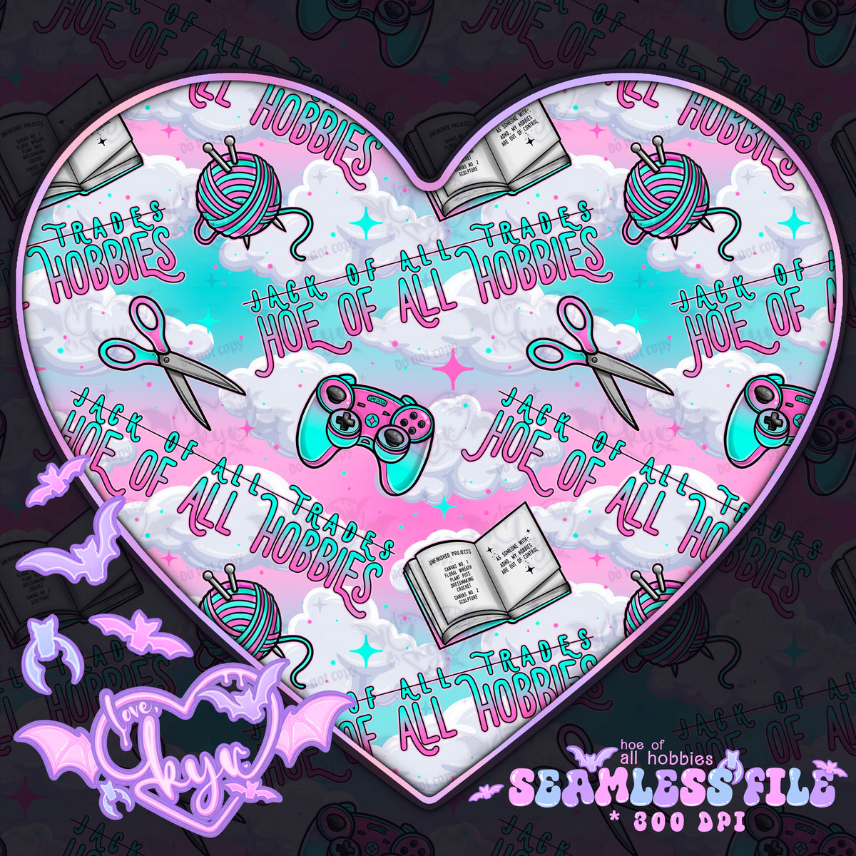 Hoe Of All Hobbies Seamless File