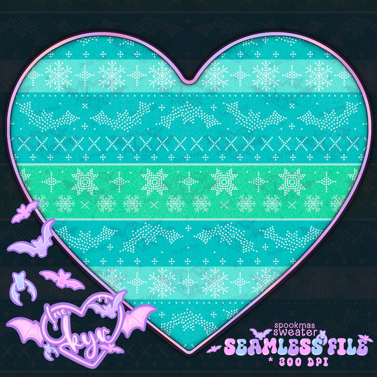 Spookmas Sweater Seamless File Budget Pack