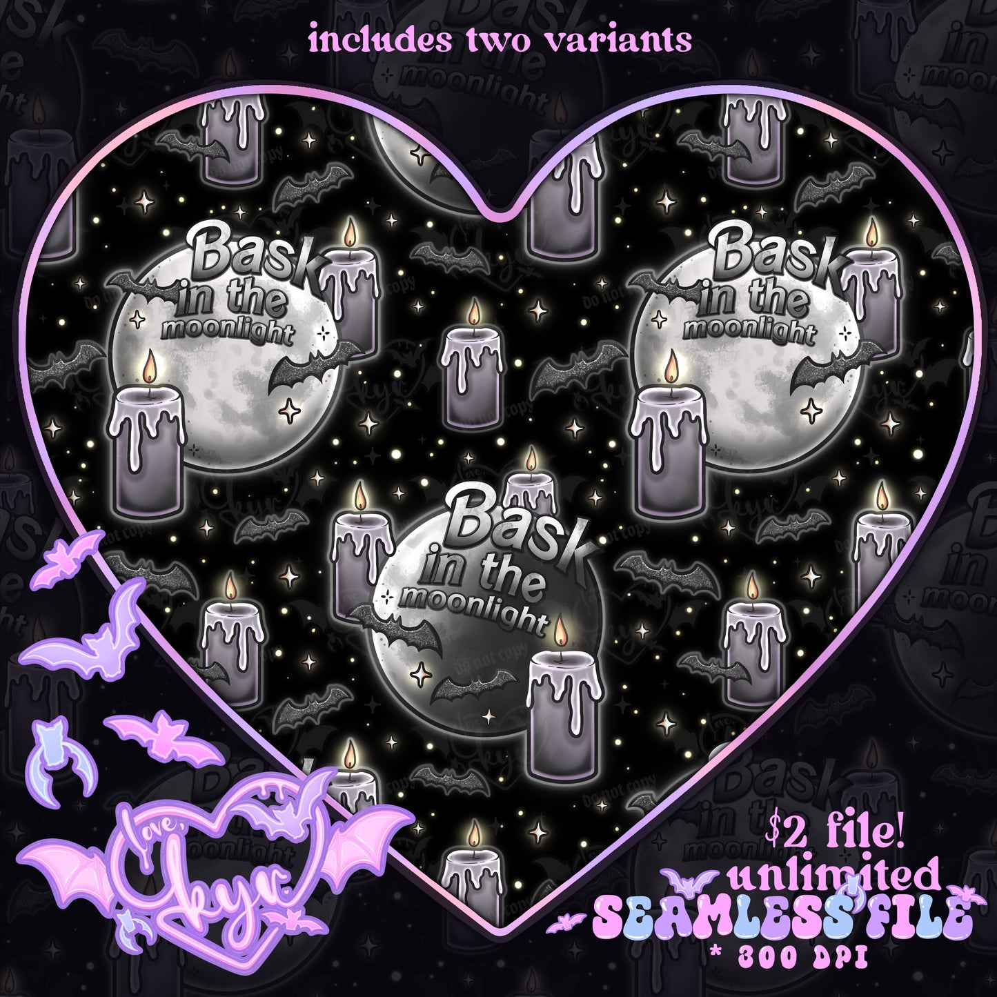 Bask In The Moonlight Seamless File