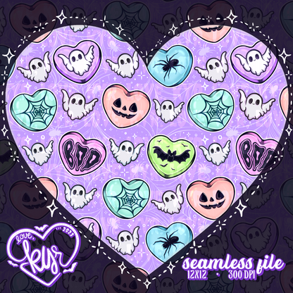 Spooky Sweethearts Seamless File