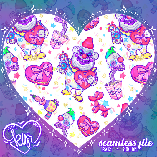 Valentine Klown Seamless File