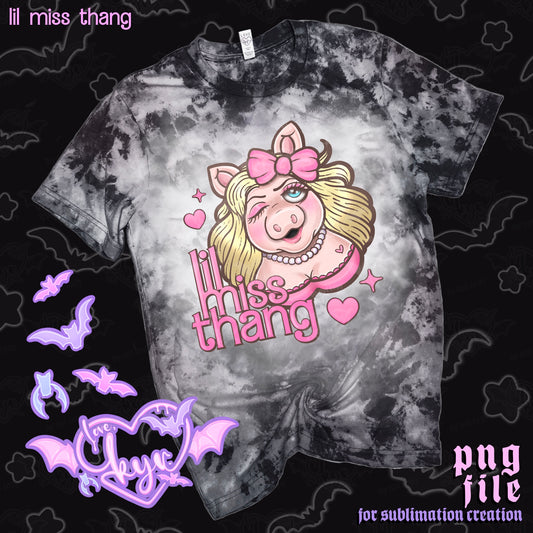 Lil Miss Thang Sub File PNG Pack