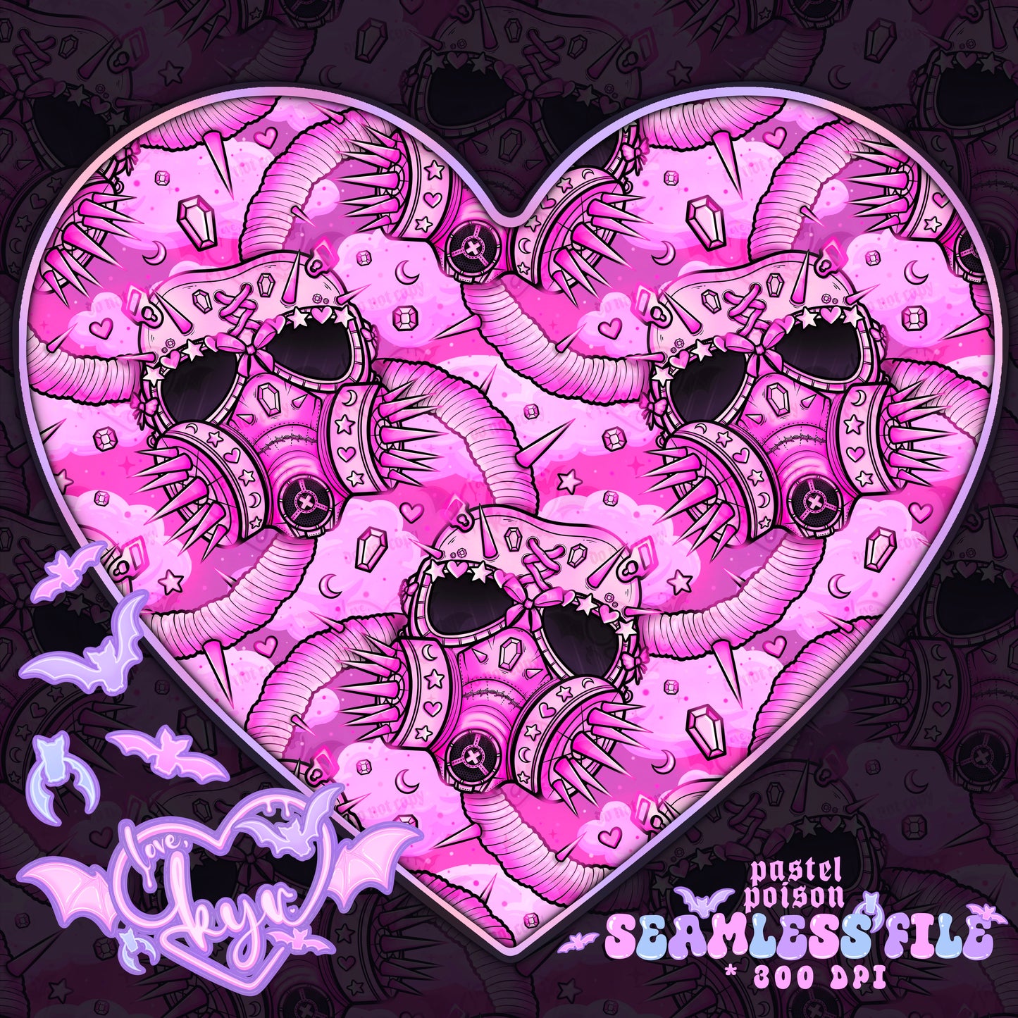 Pastel Poison Seamless File