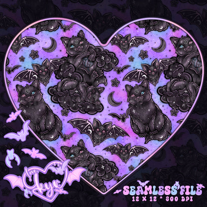 Cats N Bats Seamless File