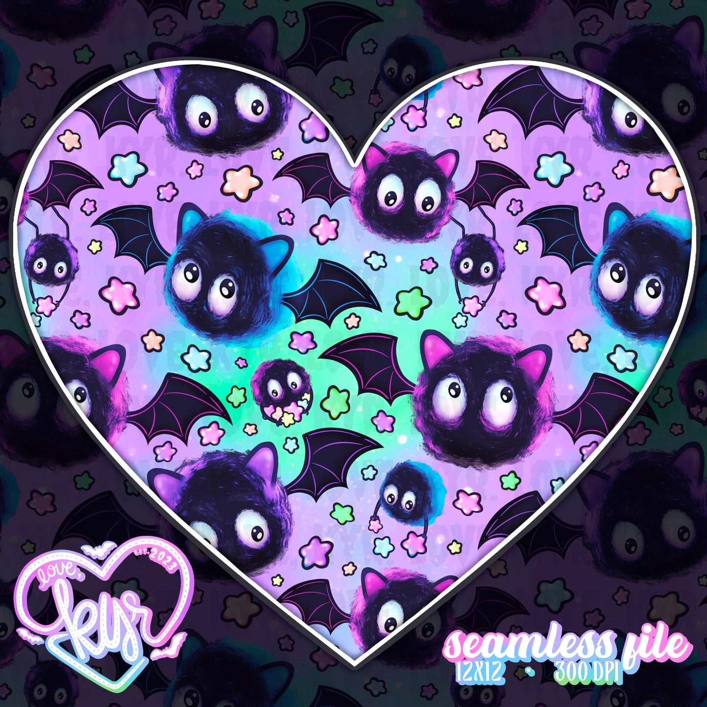 Soot Bats Seamless File