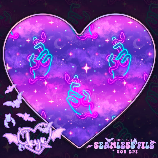 Neon Sky Seamless File