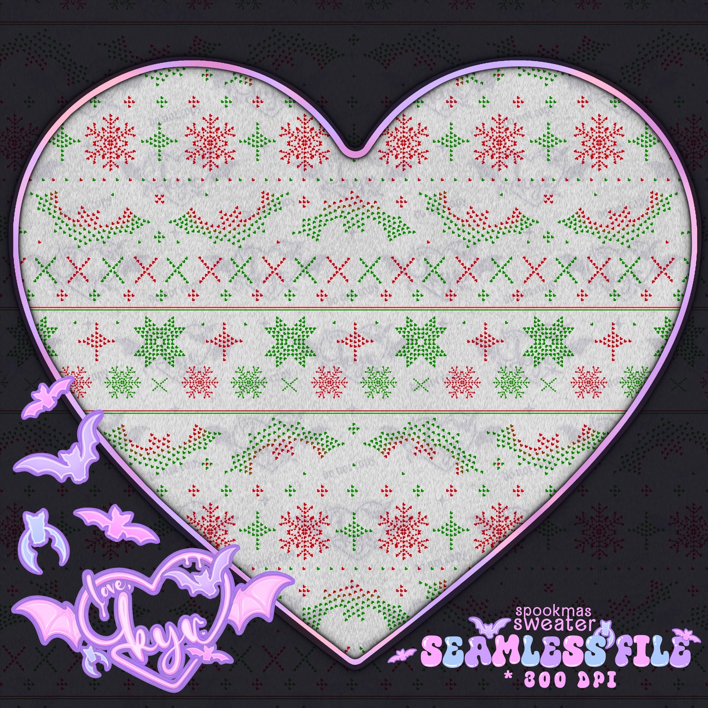 Spookmas Sweater Seamless File Budget Pack