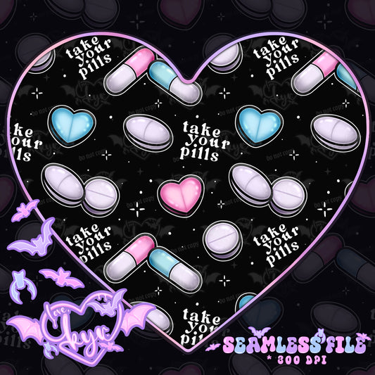 Take Your Pills Seamless File