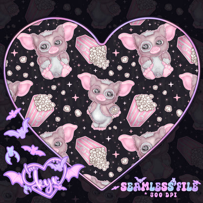 Kawaii Mogwai Seamless File