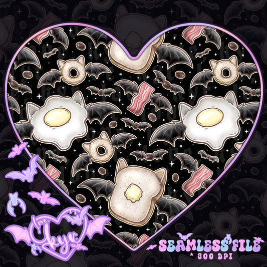 Breakfast Bats Seamless File