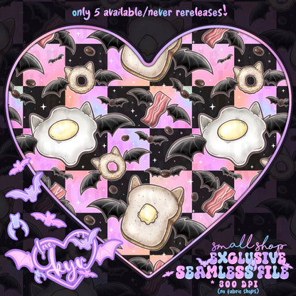 Breakfast Bats Seamless File