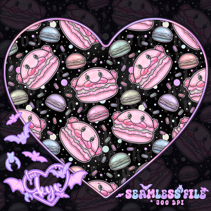 Blobfish Macaron Seamless File