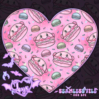 Blobfish Macaron Seamless File