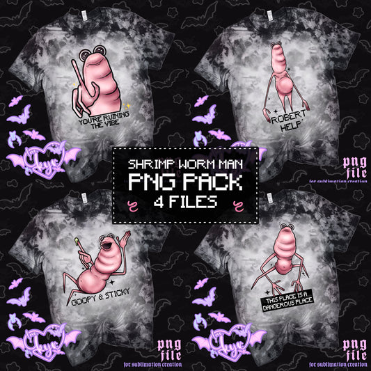 Shrimp Worm Man Sub File PNG Pack