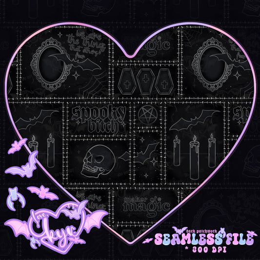 Dark Patchwork Seamless File