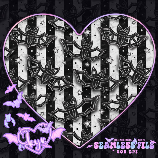 Balloon Bats Seamless File Coord