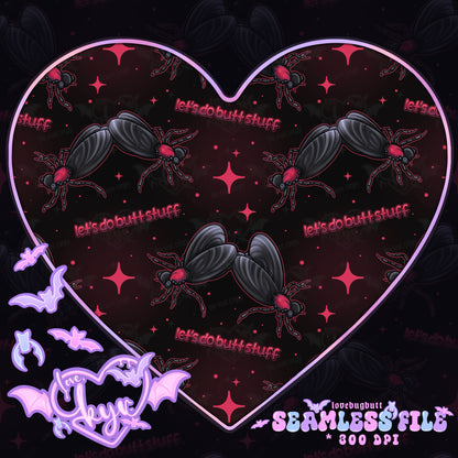 DAILY DEAL - lovebugbutt Seamless & PNG File