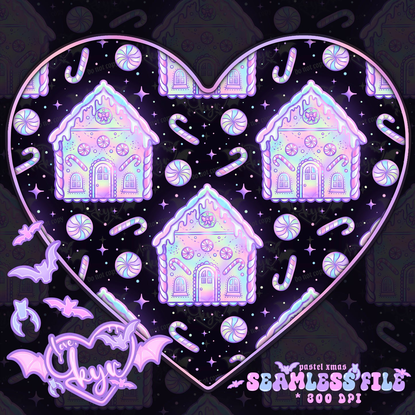 Pastel Xmas Seamless File