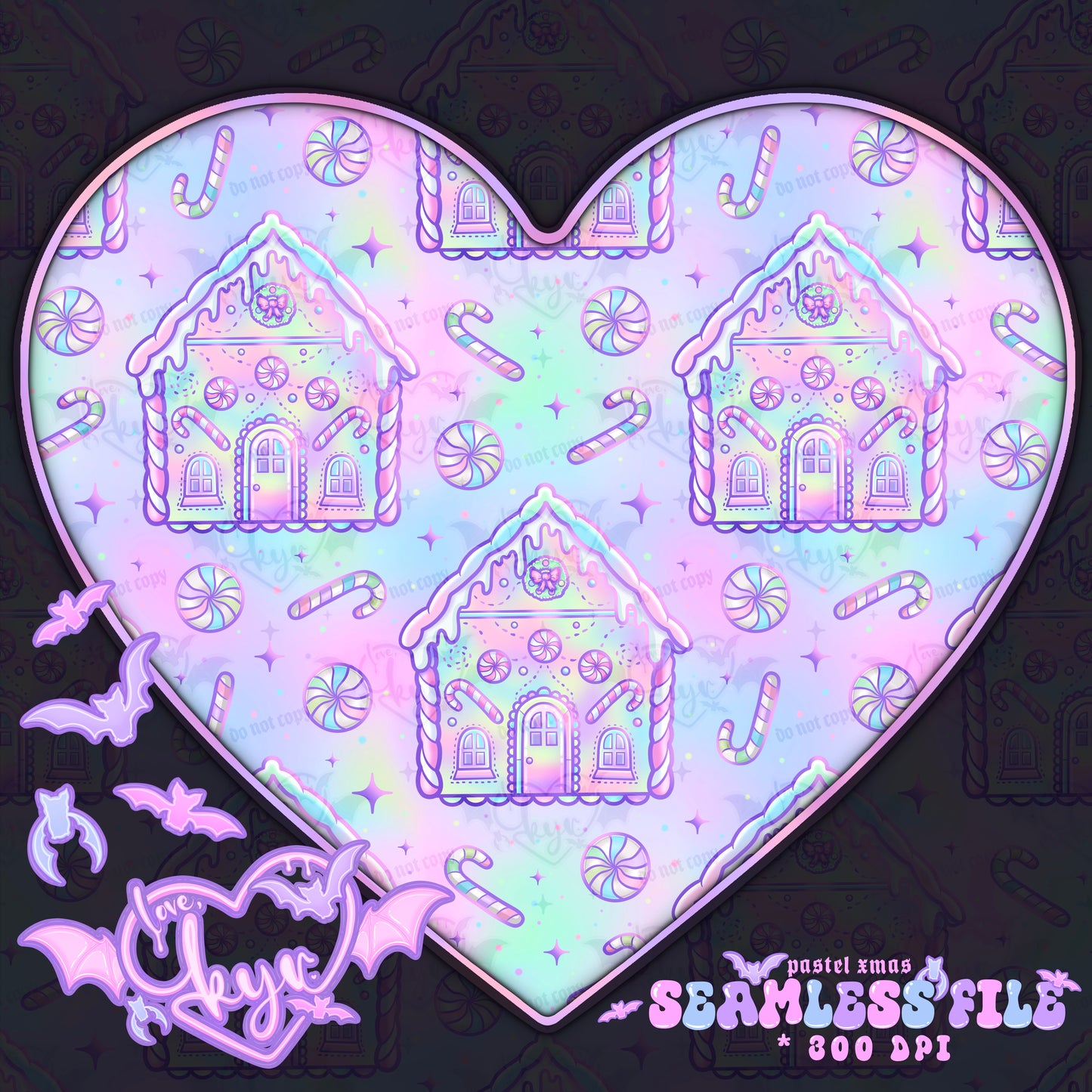 Pastel Xmas Seamless File