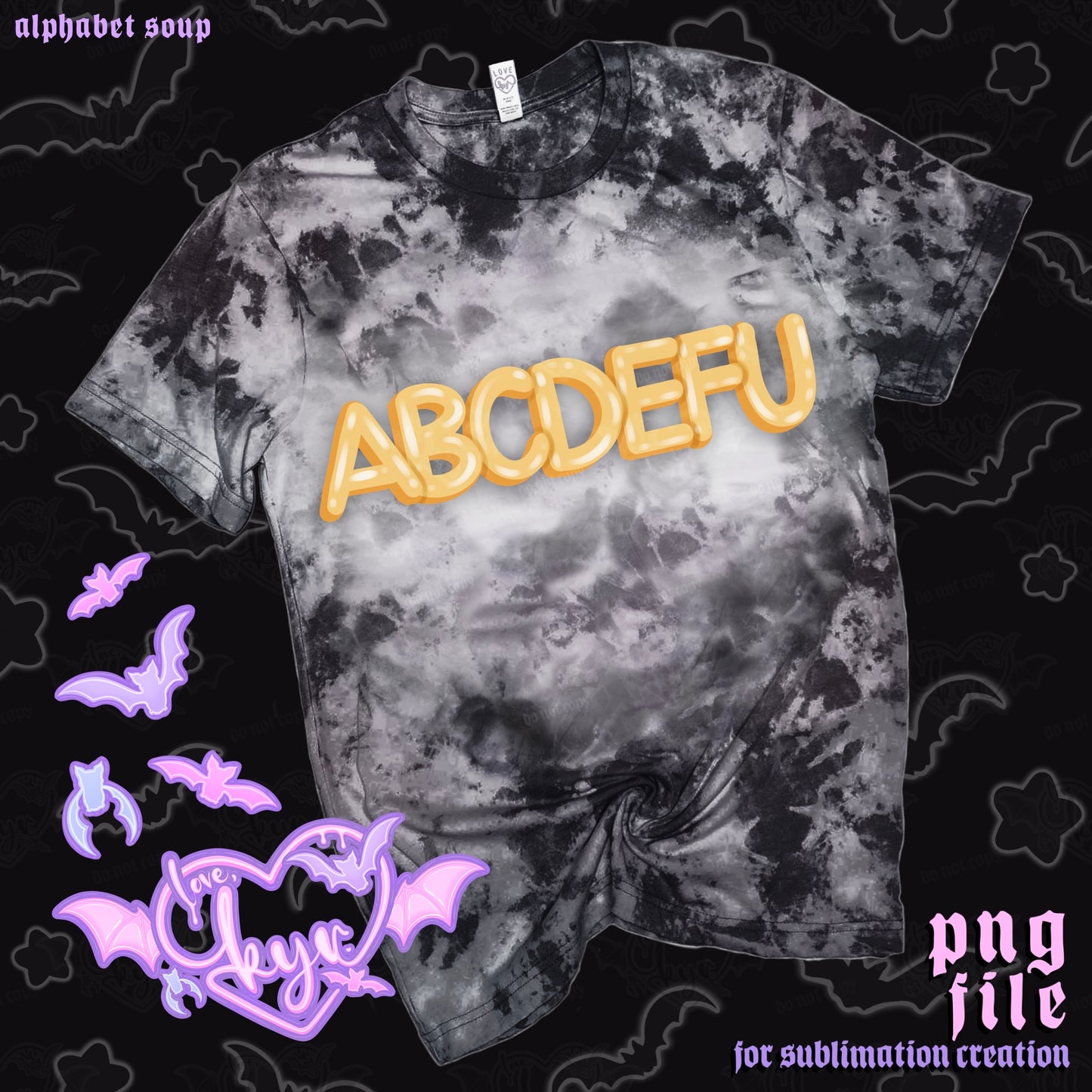 Alphabet Spaghet Sub File PNG