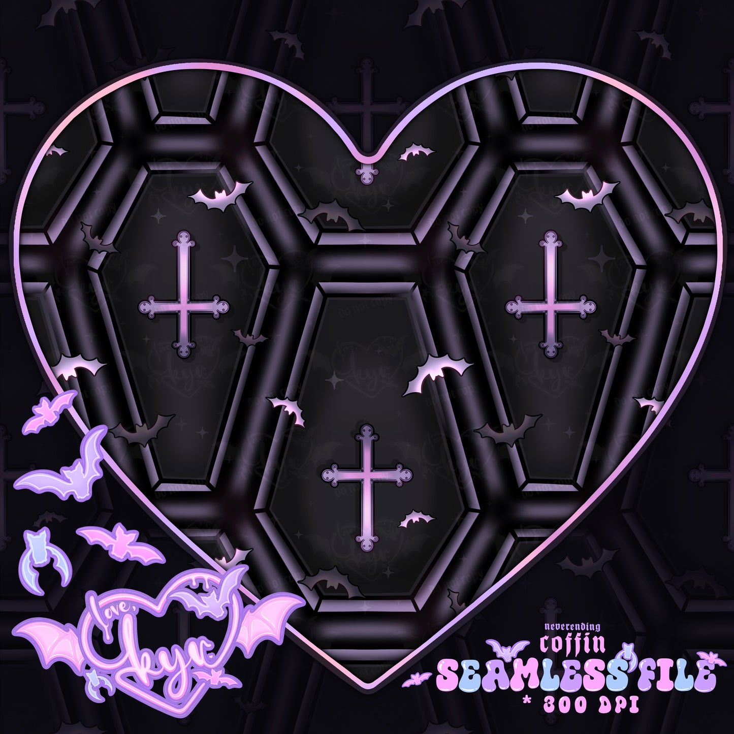 Neverending Coffin Seamless File