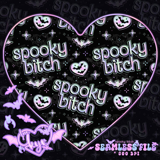 Spooky Bitch Seamless File