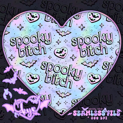 Spooky Bitch Seamless File