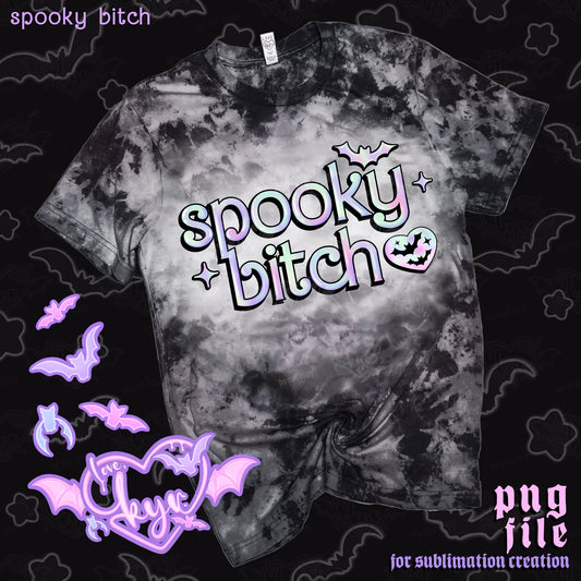 Spooky Bitch Sub File PNG