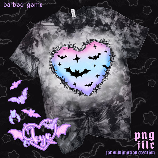 Barbed Gems Sub File PNG