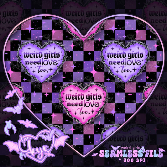 Weird Girls Seamless File