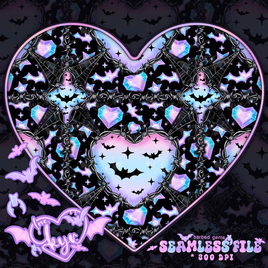 Barbed Gems Seamless File